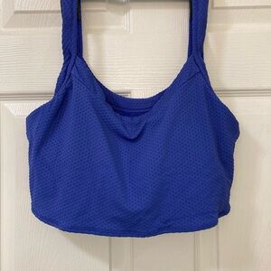 Aerie Jacquard Scoop Bikini Top Size XL